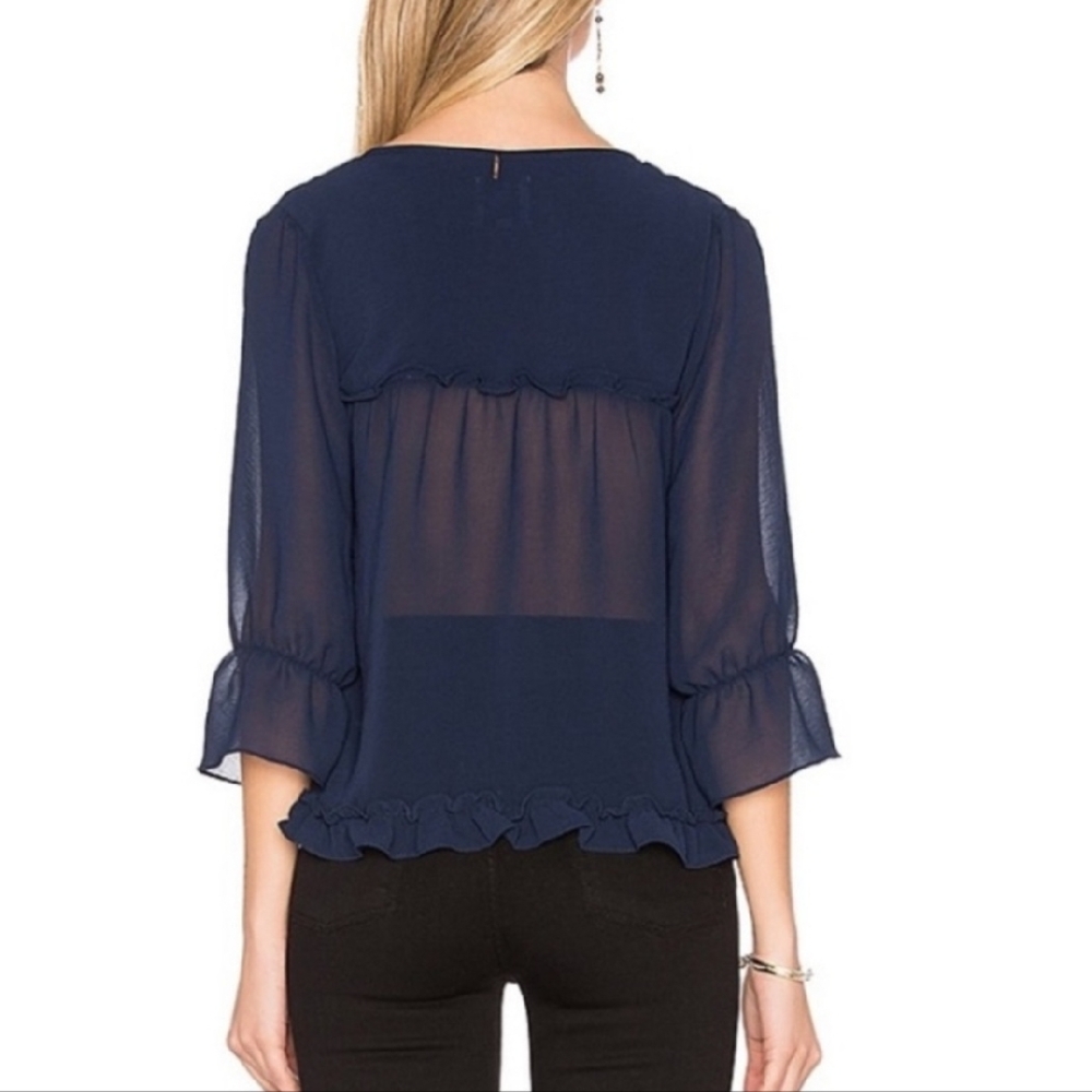 Misa Los Angeles Pom Pom Blouse - Picture 2 of 7